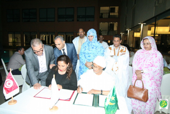 Signature à Nouakchott d’une convention entre la chambre de commerce, d’industrie et d’agriculture et Connect International tunisien