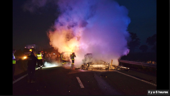 France: accident provoqué par un barrage de migrants, un mort