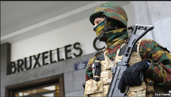 Explosion dans une gare de Bruxelles: "attaque terroriste", l'auteur présumé abattu