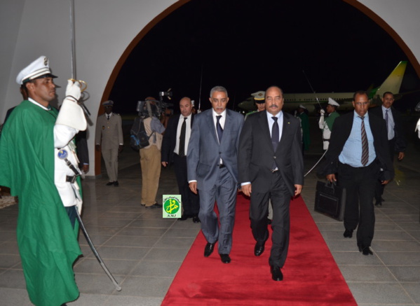 Arrivée à Nouakchott du Président de la République en provenance d’Addis-Abeba