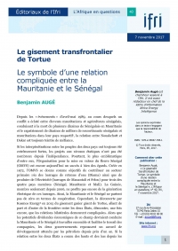 Le gisement transfrontalier de Tortue. Le symbole d’une relation compliquée entre la Mauritanie et le Sénégal