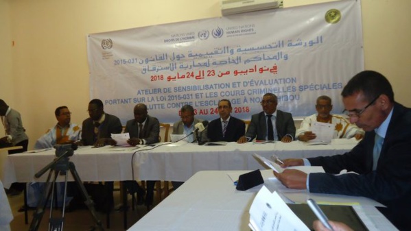 Nouadhibou : Magistrats, OPJ et administrateurs des régions du Nord face à la loi 2015-031 incriminant l’esclavage