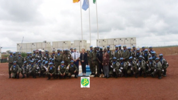 Centrafrique : 140 casques bleus mauritaniens rentrent au bercail