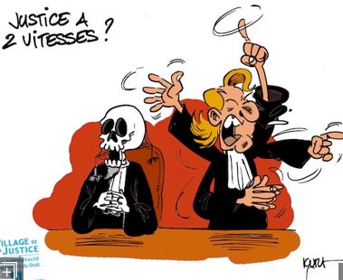 La justice au garde à vous