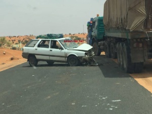 Accident de la circulation à l'entrée Est de Boutilimit