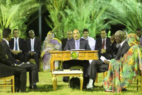 Le Président de la République tient une conférence de presse à Nouakchott