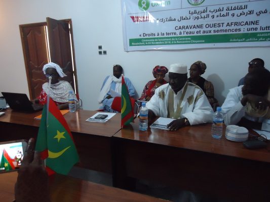 Lancement à Nouakchott de la 2ème édition de la «Caravane ouest-africaine pour la Terre, l’Eau et les Semences »