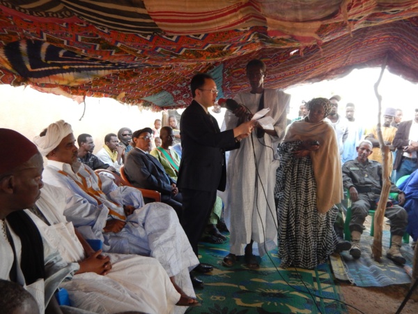 Inauguration du poste de santé de Ganki