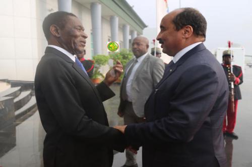 Arrivée du Président de la République à Malabo