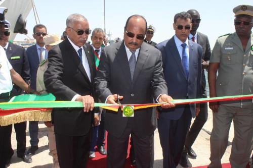 Le Président de la République inaugure le bâtiment de guerre Nimlane