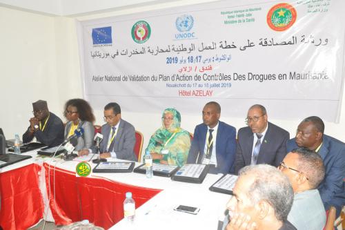 Atelier de validation du plan national de lutte anti-drogue en Mauritanie