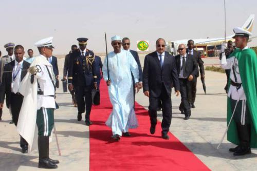 Arrivée à Nouakchott du Président tchadien