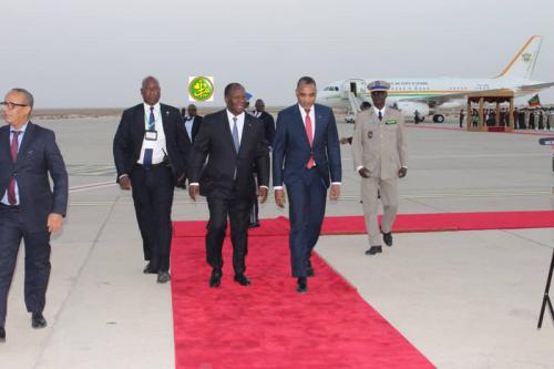 Arrivée à Nouakchott du Président ivoirien pour assister à l’investiture du Président élu