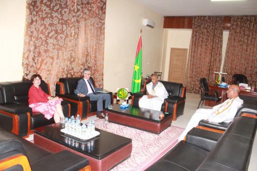 Le président de l'Assemblée Nationale reçoit l'ambassadeur de France en Mauritanie