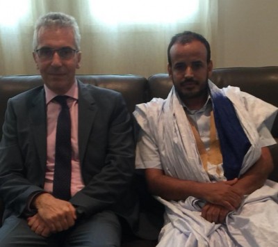 L’Ambassadeur de la France à Nouakchott s'entretient avec Ould Wafi