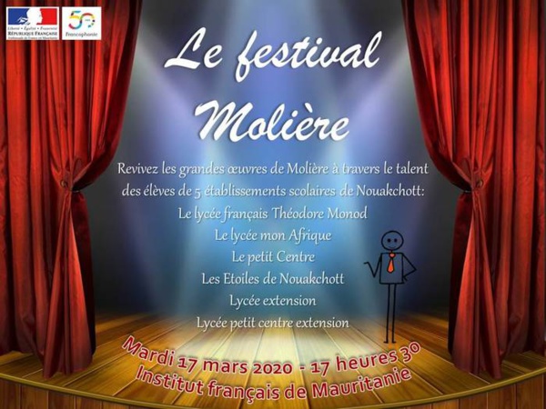 Le festival Molière Institut français de Mauritanie Nouakchott