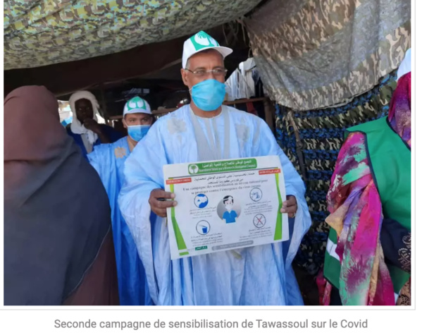 Tawassoul lance sa seconde campagne de sensibilisation sur le Covid