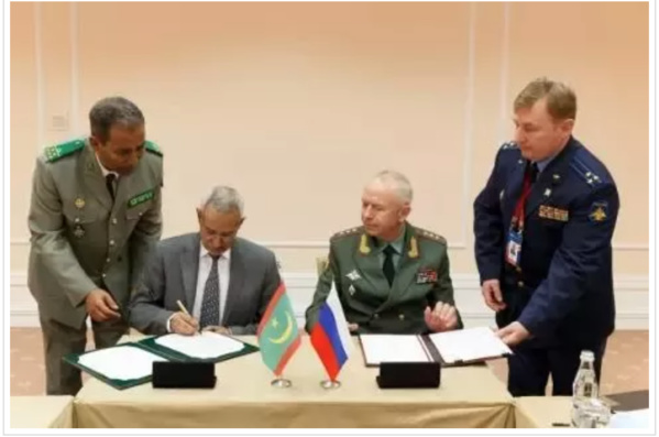 La Mauritanie et la Russie signent un accord de coopération militaire