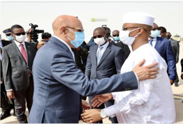 Arrivée à Nouakchott du Président tchadien