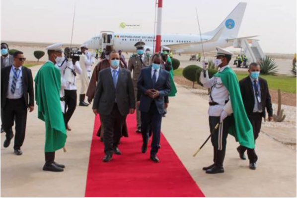 Arrivée à Nouakchott du Premier ministre malien