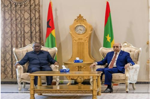 Le Président Bissau guinéen effectue une escale technique à l’aéroport international de Nouakchott Oumtounsy