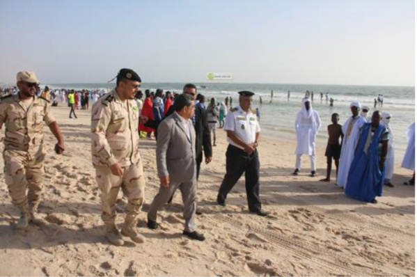 Le wali de Nouakchott-Ouest supervise l’opération de renforcement de la sécurité des plages