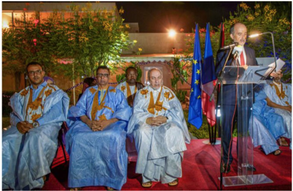 Célébration de la fête nationale de la France : SEM Alexandre Garcia déclare que la Mauritanie « fait figure d’exception parmi ses voisins d’Afrique de l’Ouest », en matière de gestion de la dette.