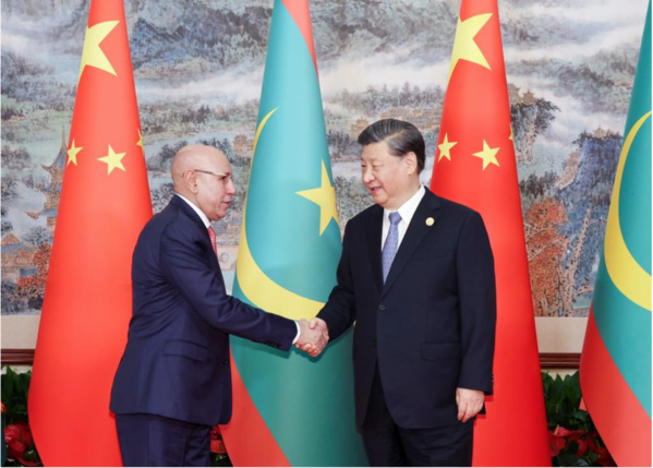 Xi Jinping rencontre le président mauritanien