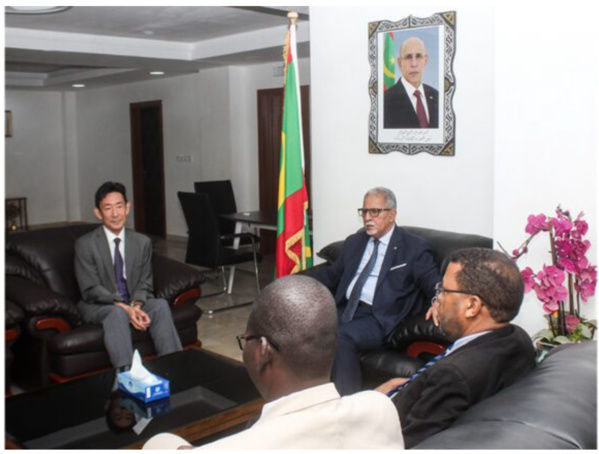 Le ministre de l’Agriculture s’entretient avec l’ambassadeur du Japon à Nouakchott