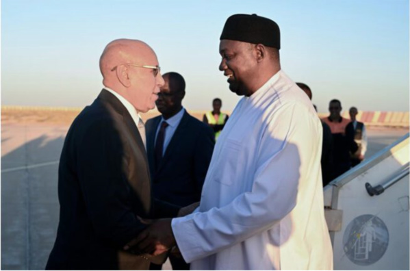 Le Président de la République de Gambie entame une visite en Mauritanie