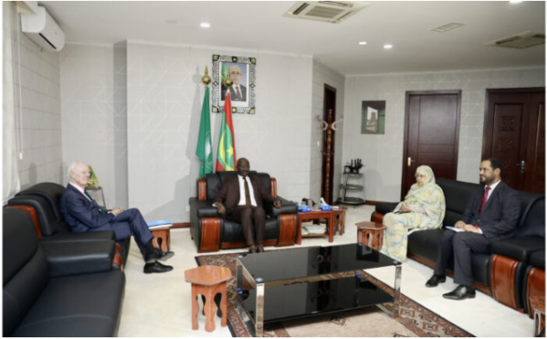 Le ministre des affaires étrangères reçoit l’envoyé spécial du secrétaire général de l’Onu pour le Sahara occidental
