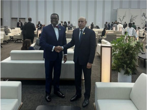 Le Président de la République, Président de l’Union africaine, rencontre le Président du Groupe de la BAD