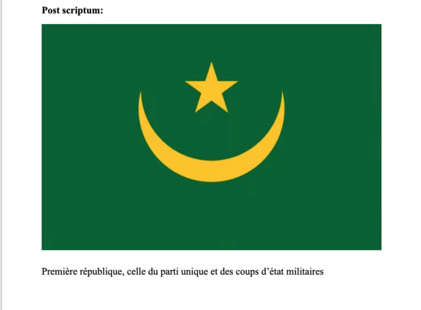 Lettre ouverte à son excellence, Monsieur Mohamed Ould Cheikh Ghazouani, Président de la République Islamique de Mauritanie