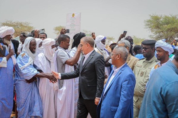 Taazour au Trarza : inauguration et lancement de plusieurs projets de développement par le Délégué Général S.E Hamoud Ould M'Hamed