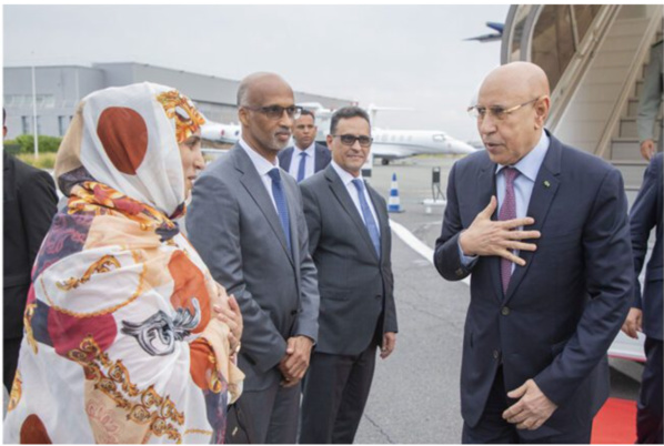 Arrivée à Paris du Président de la République, Président de l’Union africaine pour assister à l’ouverture officielle des Jeux olympiques 2024