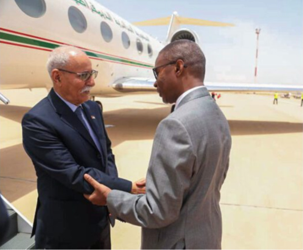 Arrivée à Nouakchott du Président de la RASD