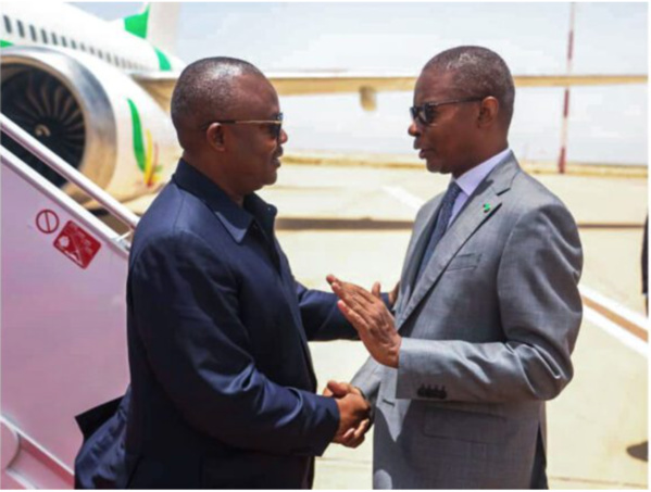 Le Président de la Guinée-Bissau arrive à Nouakchott pour assister l’investiture du Président élu