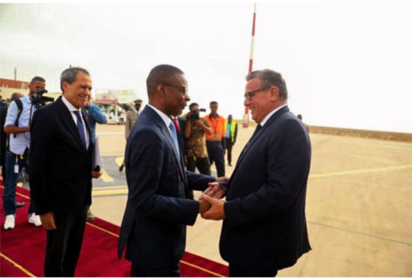 Le Premier ministre marocain à Nouakchott pour la cérémonie d’investiture du Président de la République, Président élu