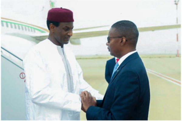 Le Premier ministre du Niger arrive à Nouakchott pour assister à la cérémonie d’investiture du Président de la République, Président élu