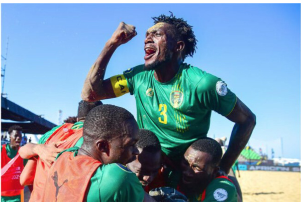 L’équipe nationale va en finale de la Coupe d’Afrique et se qualifie pour la Coupe du monde de beach soccer