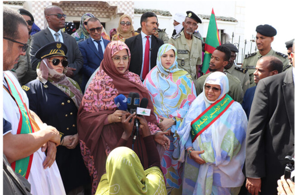 La Première Dame visite les centres d’autisme à Nouakchott