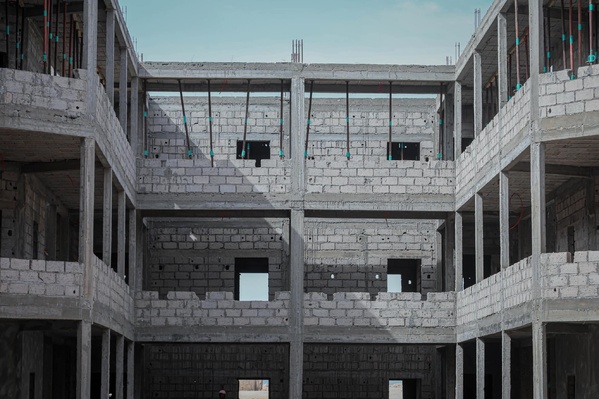 Taazour à Nouadhibou : photos du chantier de 378 logements sociaux en construction du programme Dari de la Délégation Générale TAAZOUR