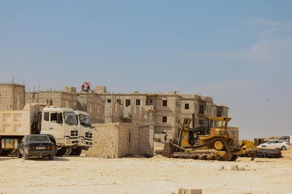 Taazour à Nouadhibou : photos du chantier de 378 logements sociaux en construction du programme Dari de la Délégation Générale TAAZOUR