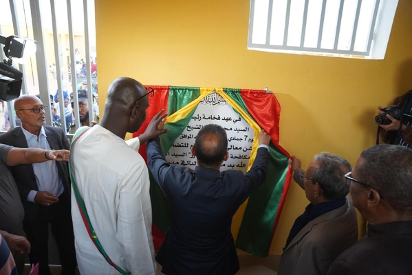 Le délégué général de TAAZOUR inaugure des structures éducatives et visite le projet Dari à Kaédi