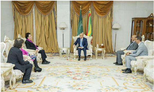 Le Président de la République, Président de l’Union Africaine, reçoit le Directeur Général de l’Institut du Monde Arabe