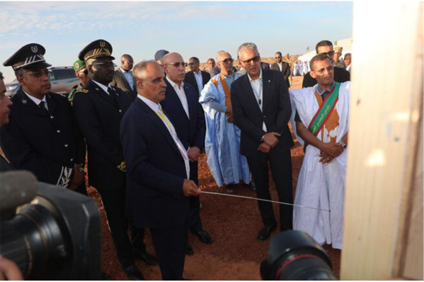 Le Président de la République pose la première pierre de l’électrification de 25 villages du Hodh El Gharbi