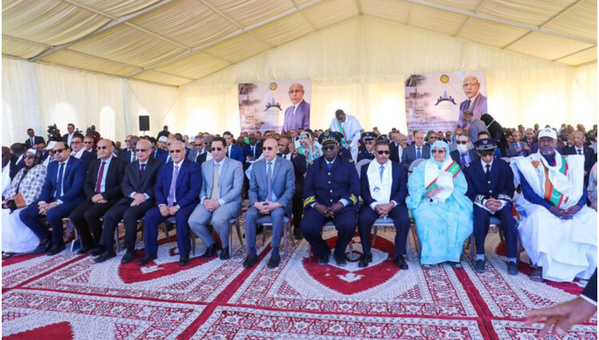 Le Président de la République supervise le lancement du programme d’urgence pour le développement de la ville de Nouakchott