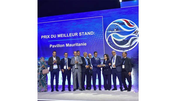 La Mauritanie remporte le prix du meilleur pavillon au salon des produits de la mer d’Agadir