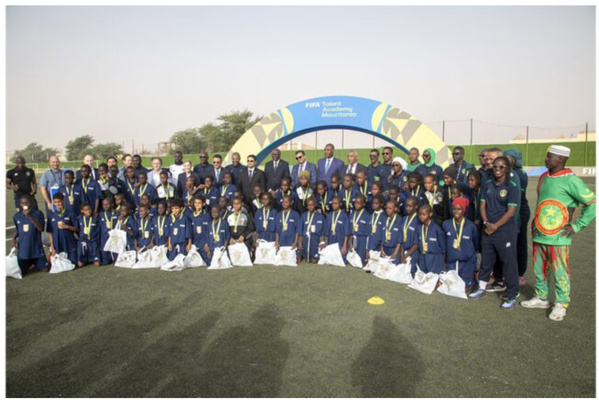 Lancement de la FIFA Talents Academy en Mauritanie et début des travaux d’agrandissement du stade Cheikha Ould Boïdiya