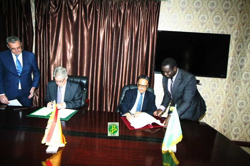 Signature d’un accord de coopération entre la Mauritanie et l’Espagne